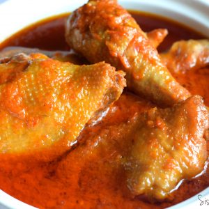 Stewed hard chicken